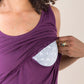 Breastfeeding Vest in Plum